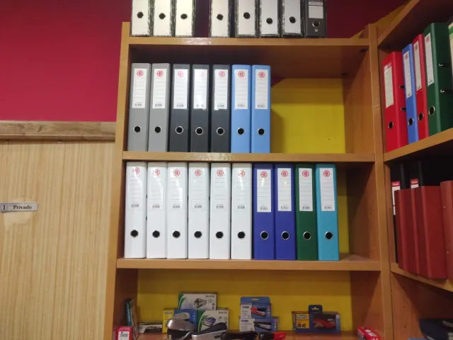 Pack de 20 Archivadores de colores Folio palanca