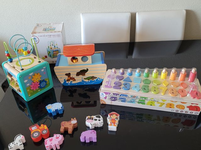 Cubo Actividades 5 en 1 y Arca de Noé