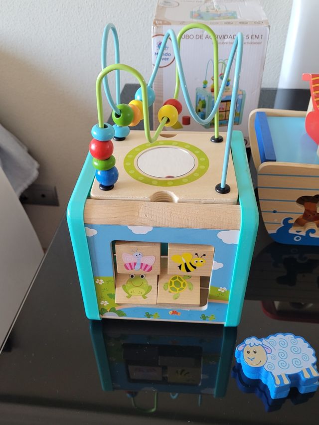 Cubo Actividades 5 en 1 y Arca de Noé