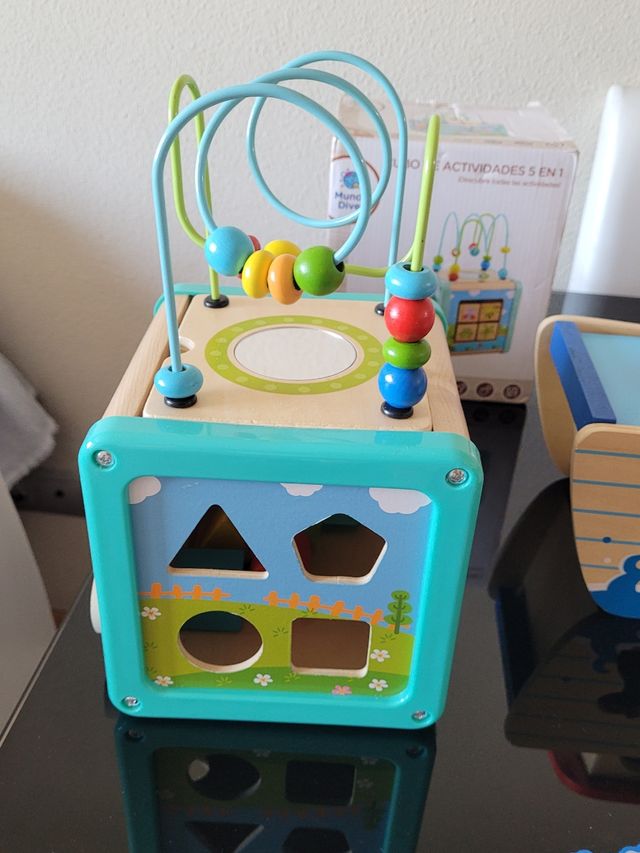 Cubo Actividades 5 en 1 y Arca de Noé