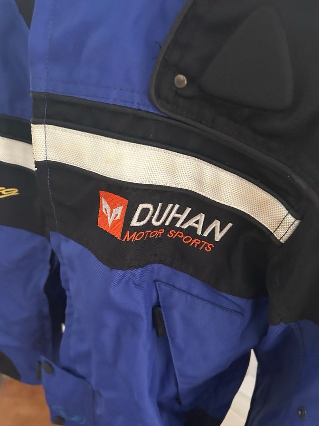 Chaqueta Moto Azul y Negra