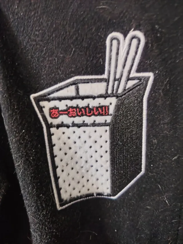 Chaqueta Bomber Drop Dead Negra Multicolor