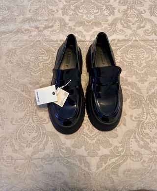 Mocasines Pull&Bear negros charol