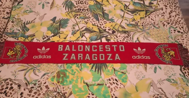 Bufanda Baloncesto Zaragoza Adidas Años 90