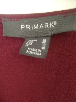 Vestido rojo Primark talla m