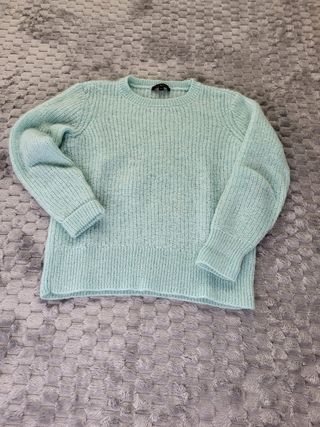 Jersey Caroll Paris Mohair Lana Teal Talla XS