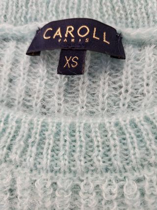 Jersey Caroll Paris Mohair Lana Teal Talla XS
