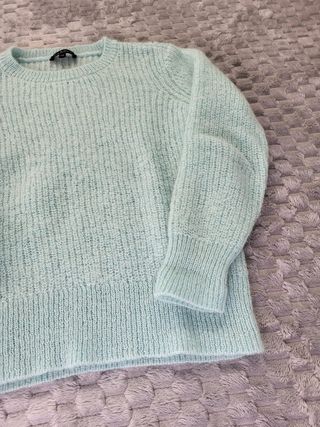 Jersey Caroll Paris Mohair Lana Teal Talla XS