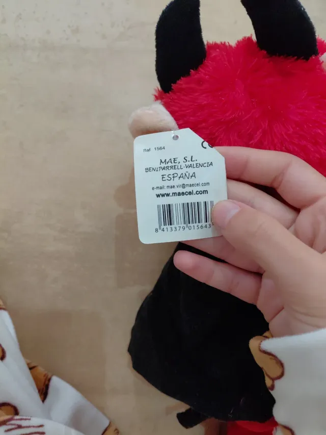 Peluche Diablo Rojo