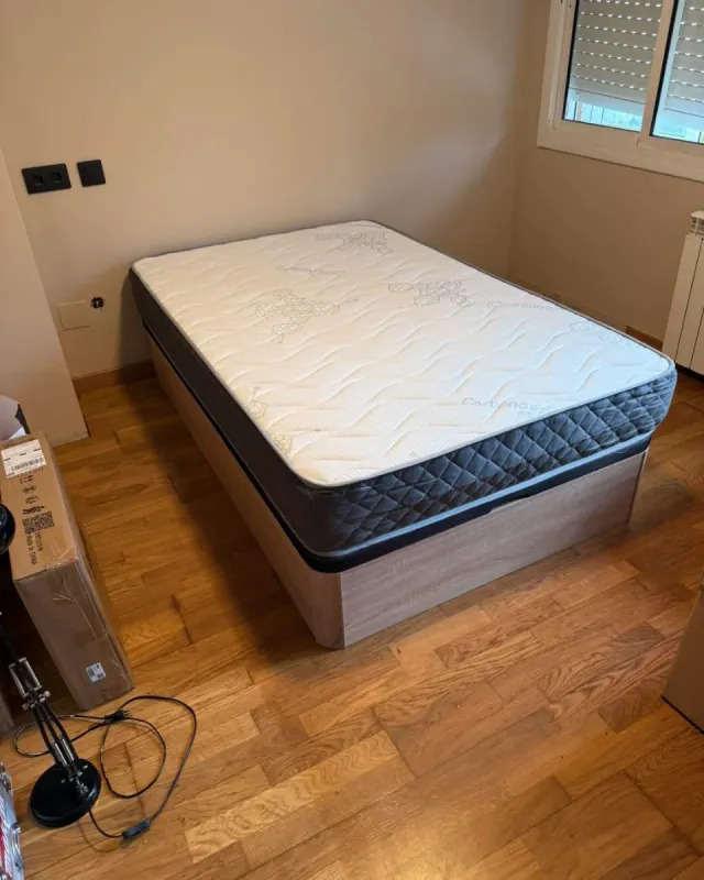 Cama canapé abatible de madera