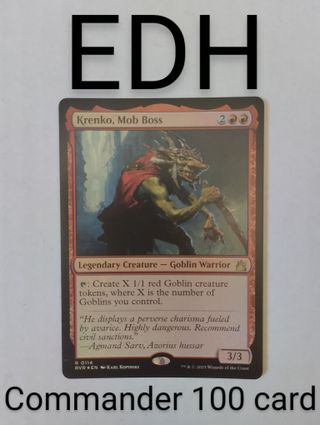 Krenko Goblin Swarm Aggro Mono EDH Commander Magic