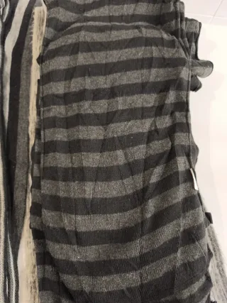 Lote 6 bufandas caballero rayas