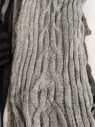 Lote 6 bufandas caballero rayas