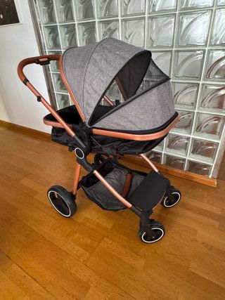 Carrito de bebe nuevo a estrenar  Color Negro/Gris
