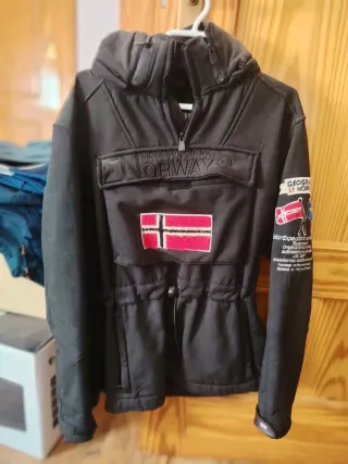 Chaqueta Geographical Norway Negra