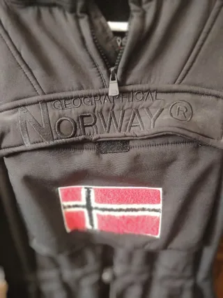 Chaqueta Geographical Norway Negra