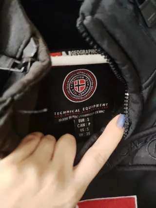 Chaqueta Geographical Norway Negra