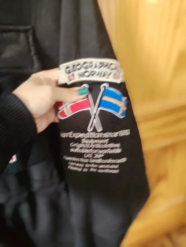 Chaqueta Geographical Norway Negra