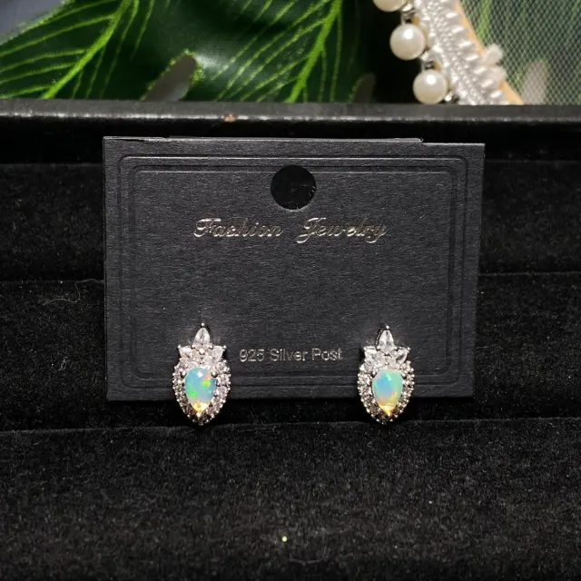 Pendientes de Ópalo Natural