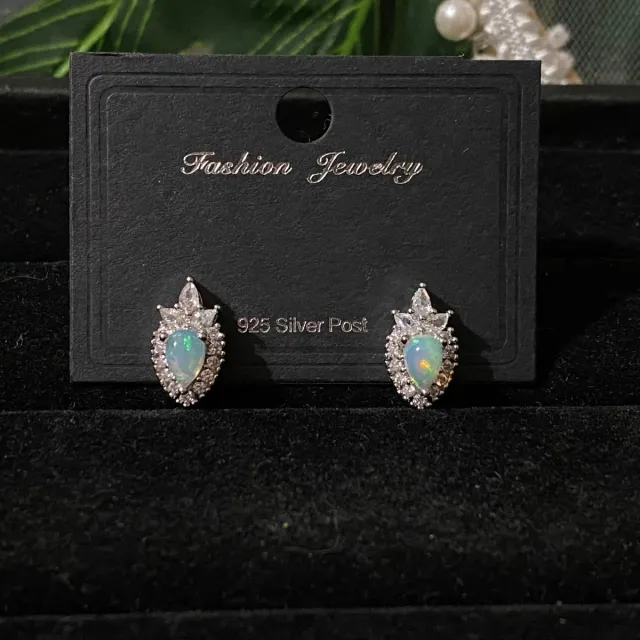 Pendientes de Ópalo Natural