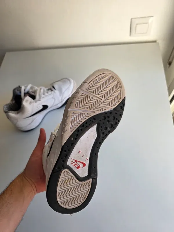 Nike Air Flight Lite Mid Blancas/Negras