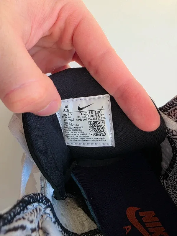 Nike Air Flight Lite Mid Blancas/Negras