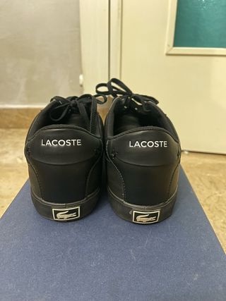 Scarpe Lacoste nere uomo
