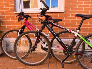 Bicicleta Rockrider Negra y Blanca