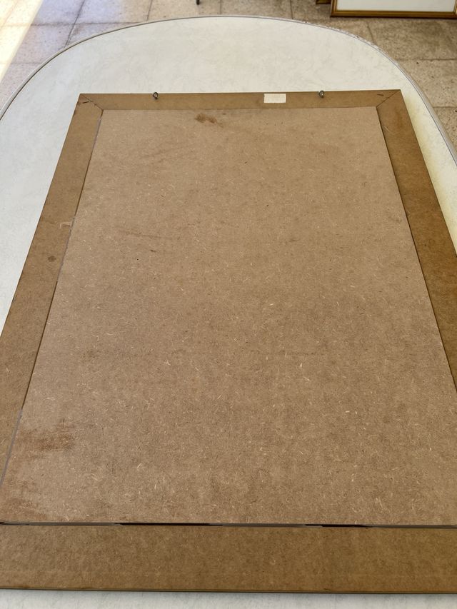 Espejo de pared - madera y ceramica L