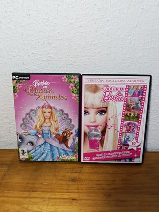 Lote 10 Películas Barbie + Regalo