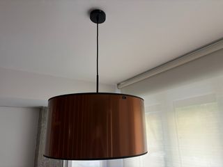 Lámpara colgante pantalla cobre 50cm