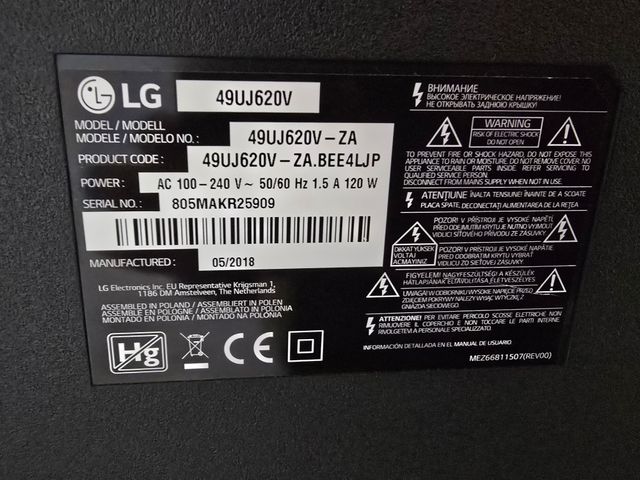 Smart TV LG 49 4K UHD