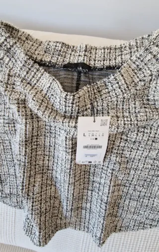 Falda Zara Tweed Talla L