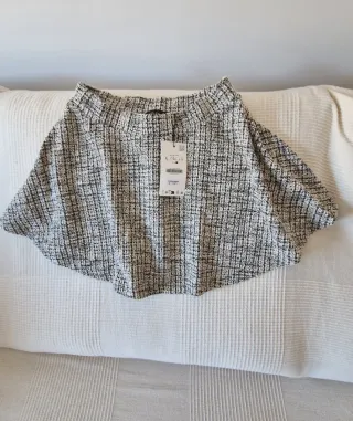Falda Zara Tweed Talla L
