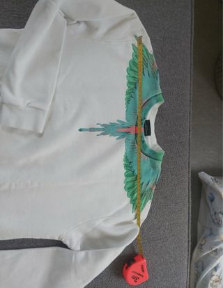 Felpa Marcelo Burlon con stampa ali