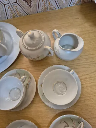 Juego de café porcelana vintage