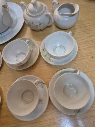 Juego de café porcelana vintage