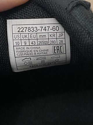 Scarpe Levi's uomo nere