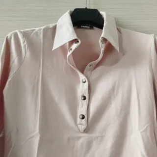 Maglia cotone manica lunga Dream rosa