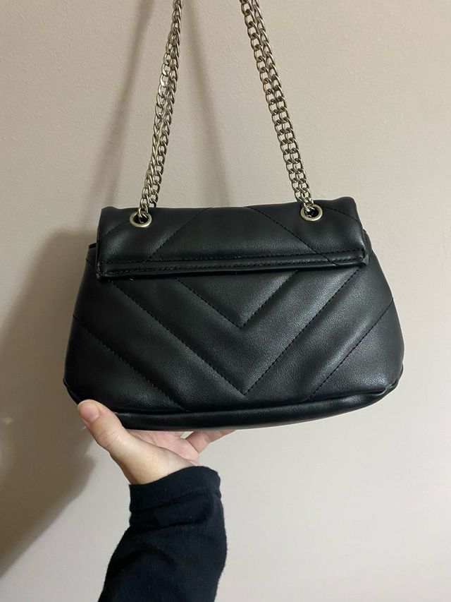 Bolso pequeño cadena negro