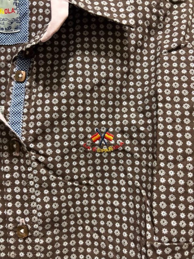 Camisa La Española Marrón Talla L