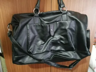 Borsone da viaggio nero