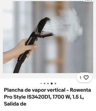 Plancha de vapor vertical Rowenta