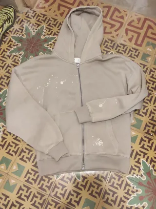 Sudadera Hollister cropped