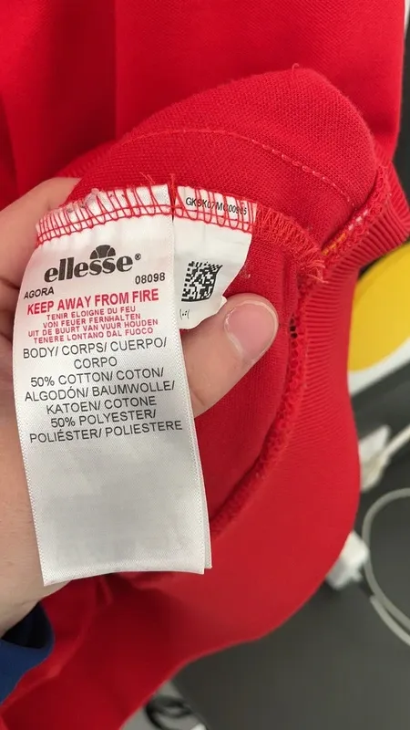 Sudadera Cremallera Ellesse Roja