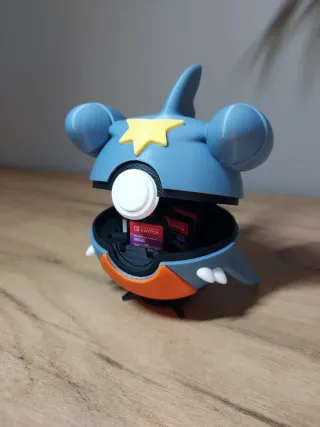 Pokémon Garchomp Ball - Nintendo Cartridge Holder