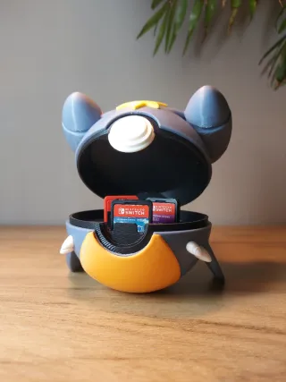 Pokémon Garchomp Ball - Nintendo Cartridge Holder