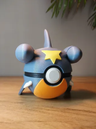 Pokémon Garchomp Ball - Nintendo Cartridge Holder