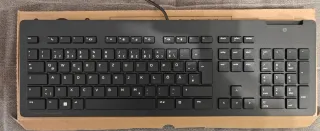 Teclado HP Slim USB Negro Business. Slim Smartcard