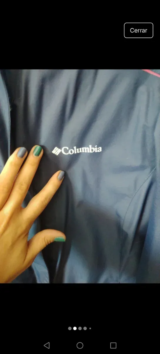 Chaqueta Columbia Azul y Rosa